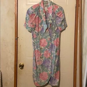 Vintage floral pattern dress